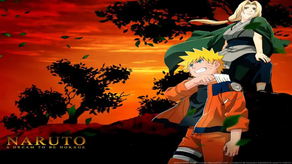 Contoh antarmuka situs streaming Naruto Shippuden