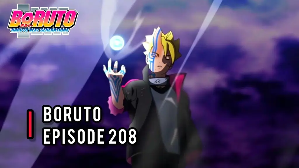 Cuplikan gambar dari Boruto episode 208