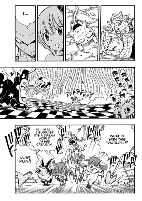 Adegan penutup Fairy Tail 100 Year Quest chapter 165