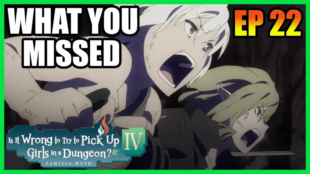 Adegan penutup Danmachi Season 4