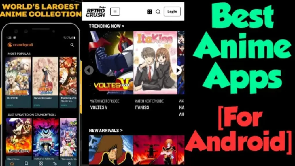 Berbagai aplikasi anime terbaik