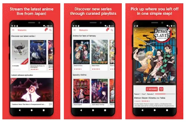 Berbagai aplikasi streaming anime