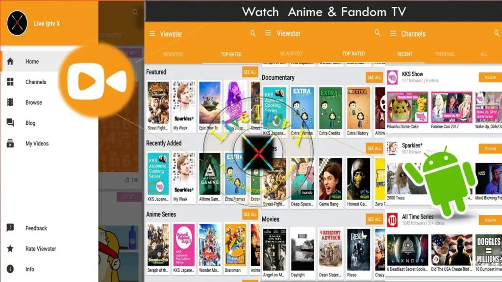 Berbagai aplikasi streaming anime