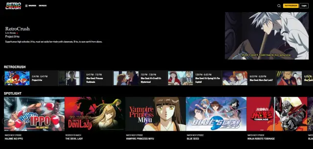 Perbandingan aplikasi streaming anime