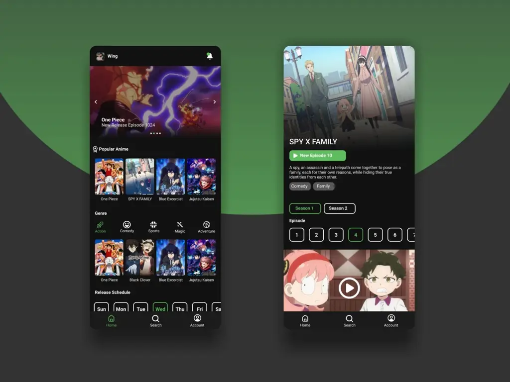 Aplikasi streaming anime di smartphone