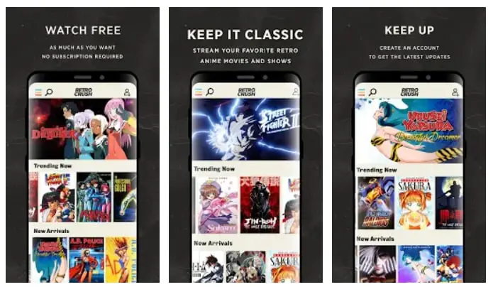 Perbandingan aplikasi streaming anime