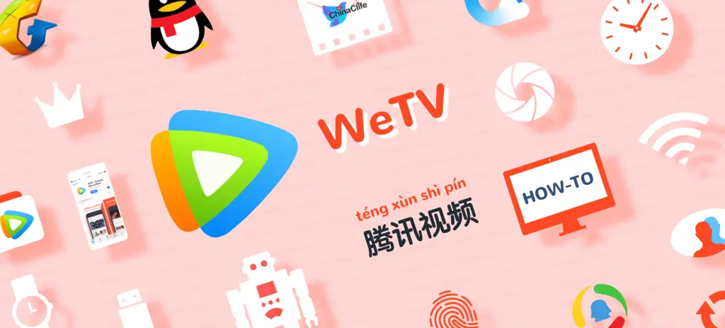 Antarmuka aplikasi WeTV dan Vidio