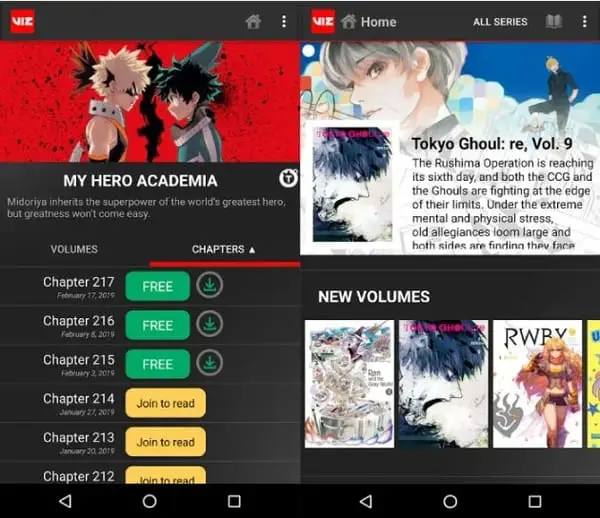 Aplikasi terbaik untuk membaca manga