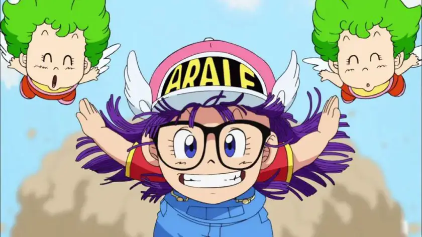 Gambar Arale Norimaki dari anime Dr. Slump