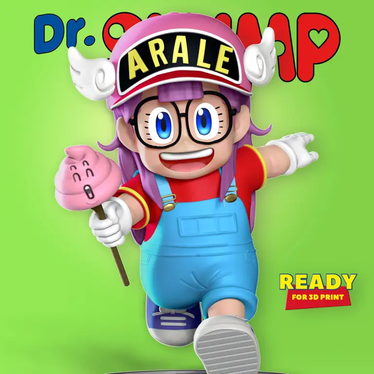 Gambar Arale Norimaki dari Doctor Slump