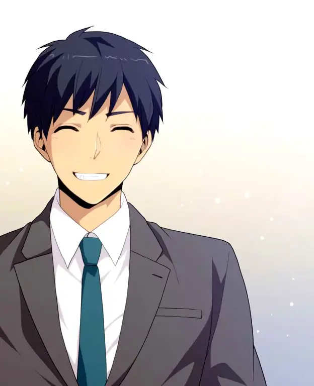 Arata Kaizaki dalam sebuah adegan anime ReLIFE