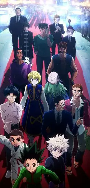 Gambar adegan dari arc terakhir Hunter x Hunter