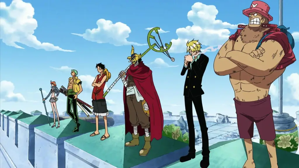 Adegan dari Arc Enies Lobby di One Piece