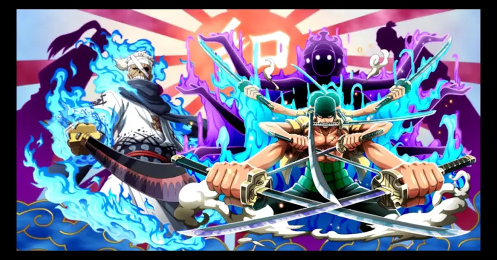 Gambar yang menampilkan arc Wano di One Piece