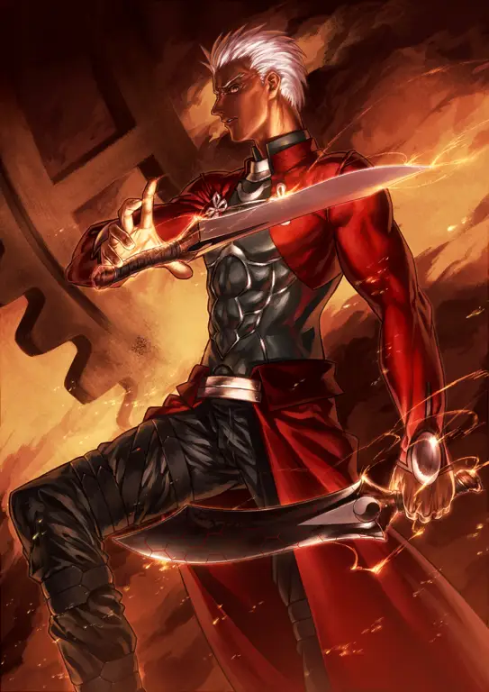 Gambar Archer dari Fate Stay Night Unlimited Blade Works