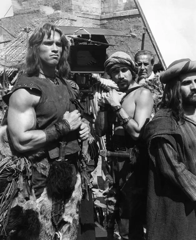 Foto Arnold Schwarzenegger sebagai Conan the Barbarian