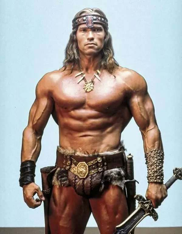 Gambar Arnold Schwarzenegger sebagai Conan