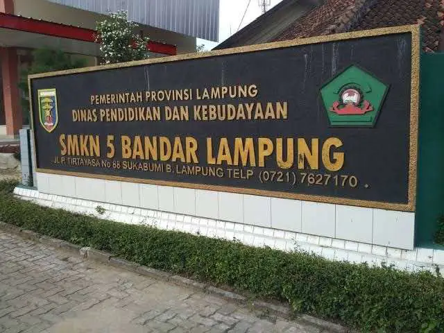 Gedung Sekolah SMAN 5 Bandar Lampung