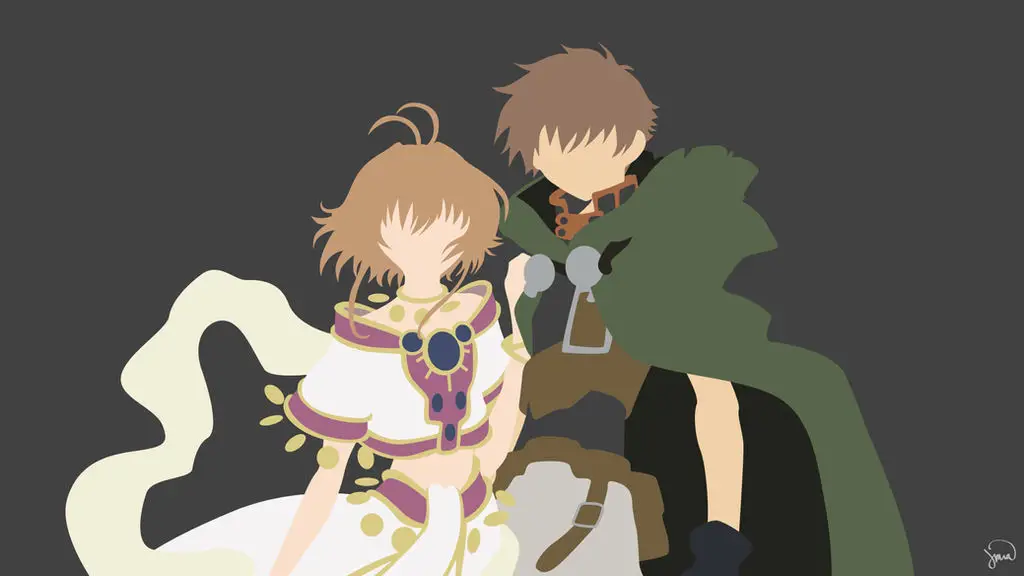 Contoh gambar dengan art style khas Tsubasa: Reservoir Chronicle.