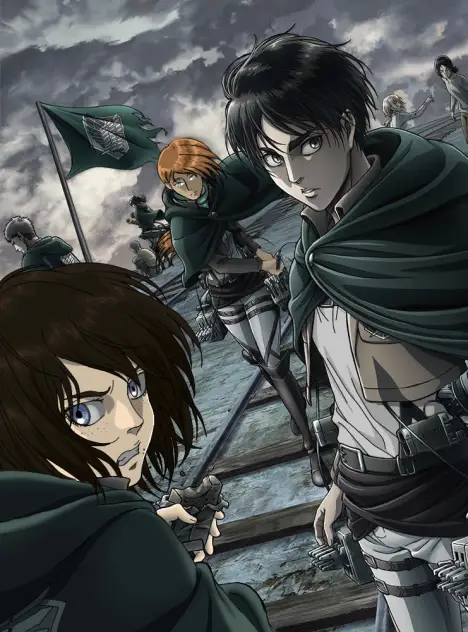 Gambar artwork Attack on Titan Season 2