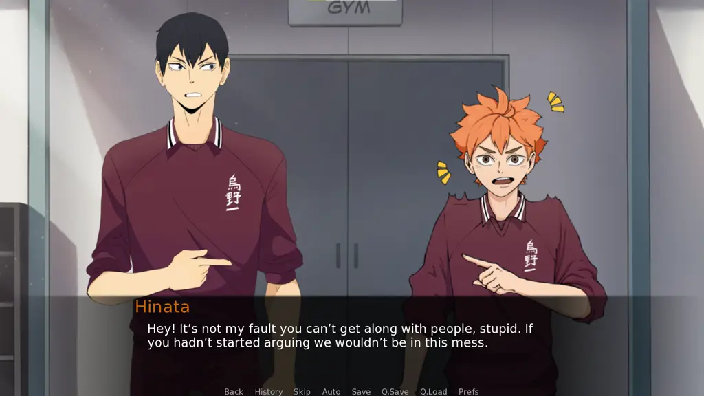 Gambar artwork game otome Haikyuu