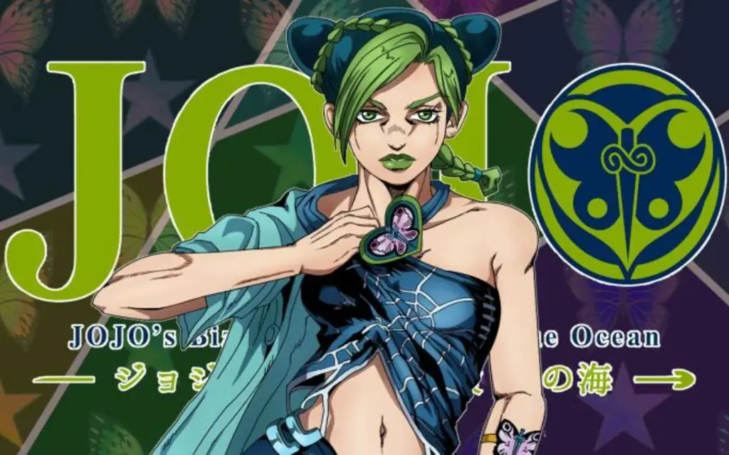 Gambar artwork kunci dari anime Stone Ocean