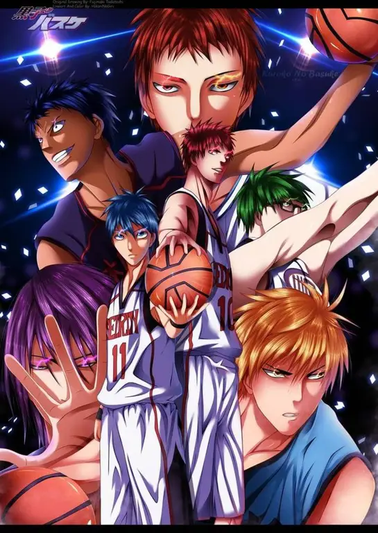 Gambar artwork menawan Kuroko no Basket