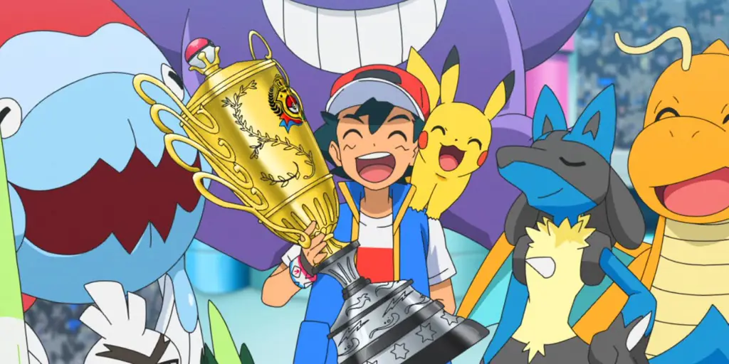 Ash Ketchum dan Pikachu dalam petualangan mereka