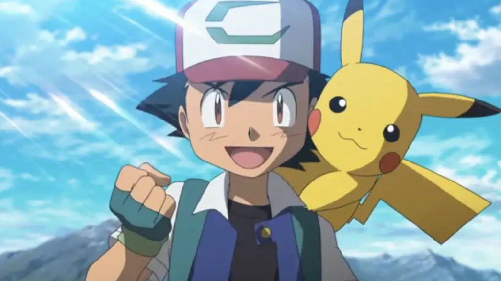 Gambar Ash Ketchum dan Pikachu