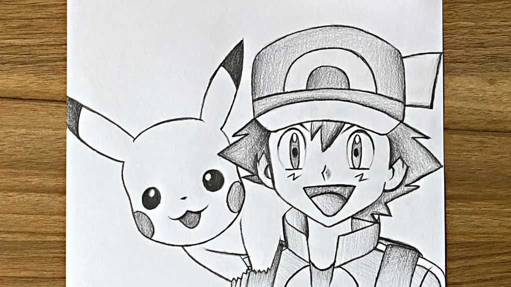 Ash dan Pikachu dalam petualangan Pokemon