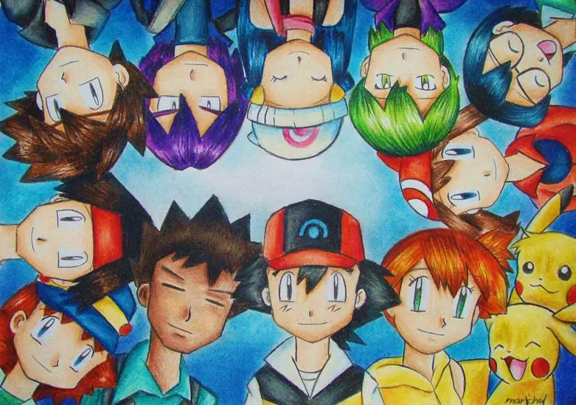 Gambar grup karakter Pokemon