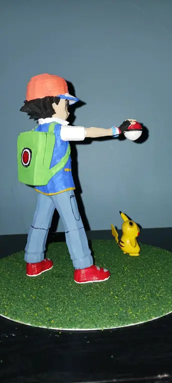 Gambar Ash Ketchum dalam perjalanan petualangannya