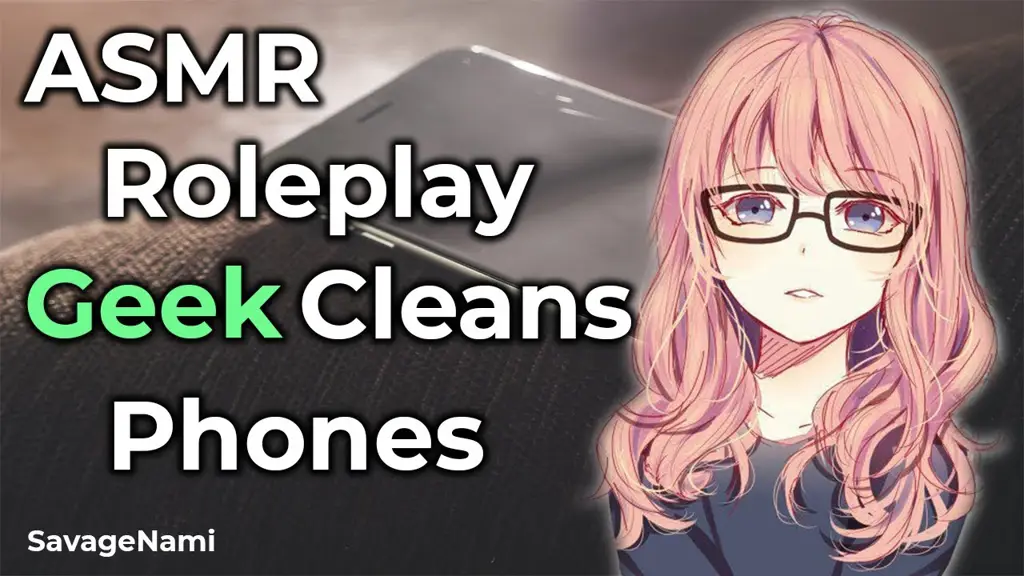 Ilustrasi gadis anime berbisik dengan efek ASMR