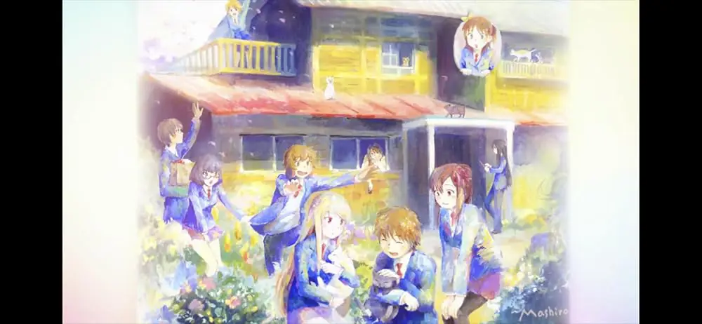 Gambar Asrama Sakurasou dari anime Pet Girl of Sakurasou