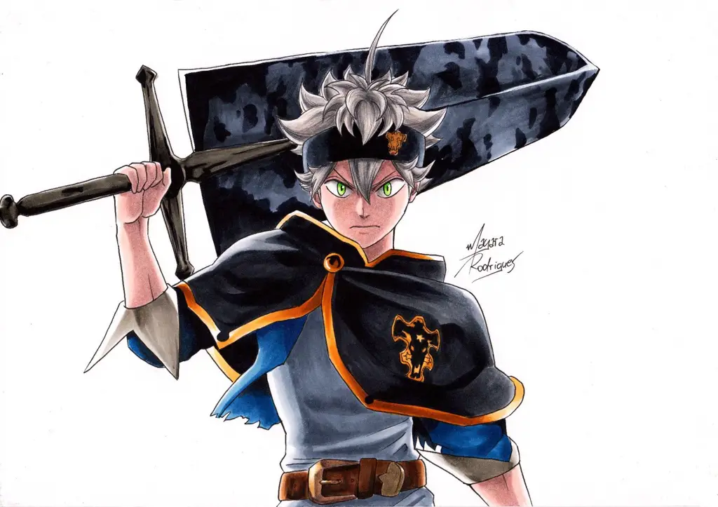 Asta bertarung dengan penuh semangat dalam Black Clover episode 111.