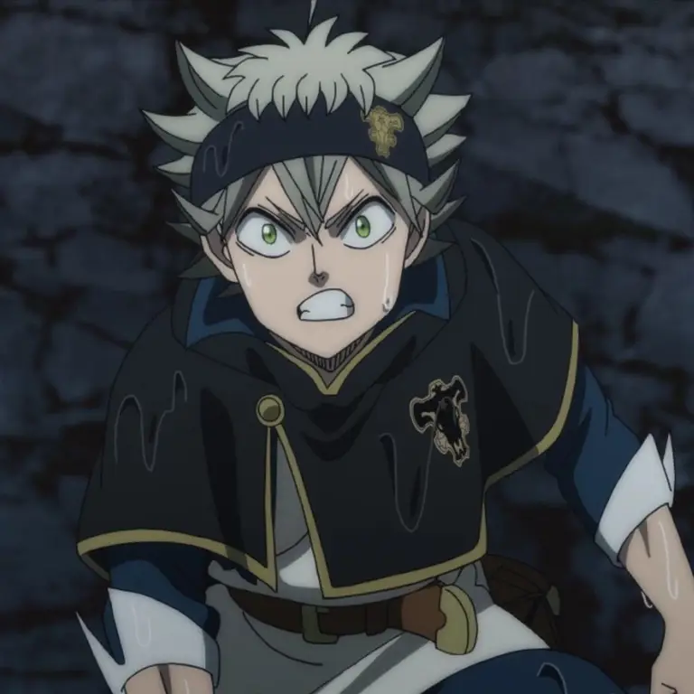 Asta dari Black Clover dalam sebuah pertarungan sengit