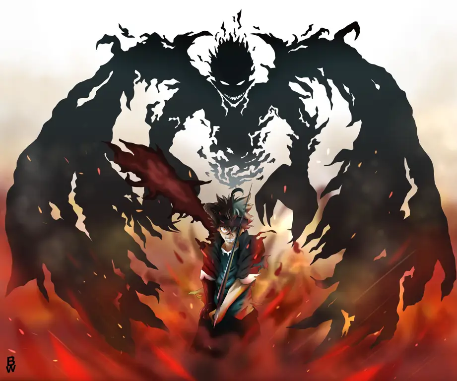 Asta dalam aksi Asta dari Black Clover