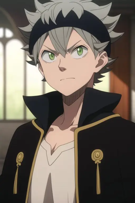 Asta dari Black Clover dalam pertarungan sengit