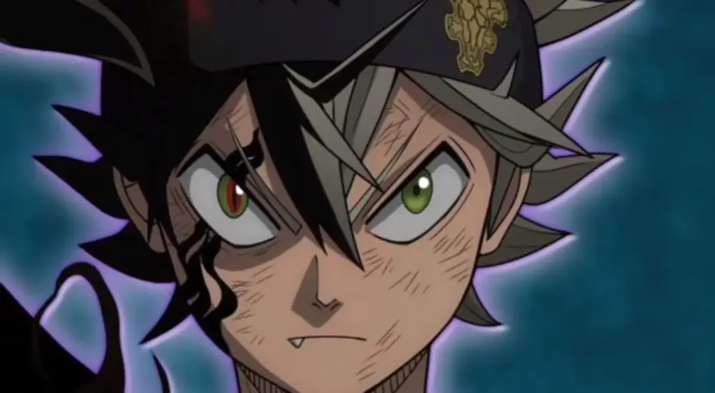 Asta dari Black Clover sedang bertarung