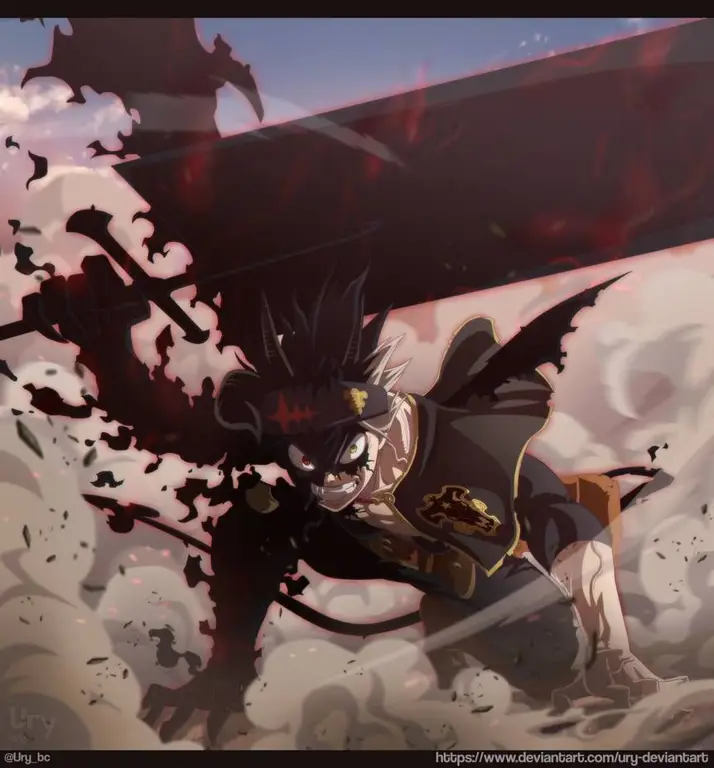 Asta dalam bentuk finalnya di Black Clover