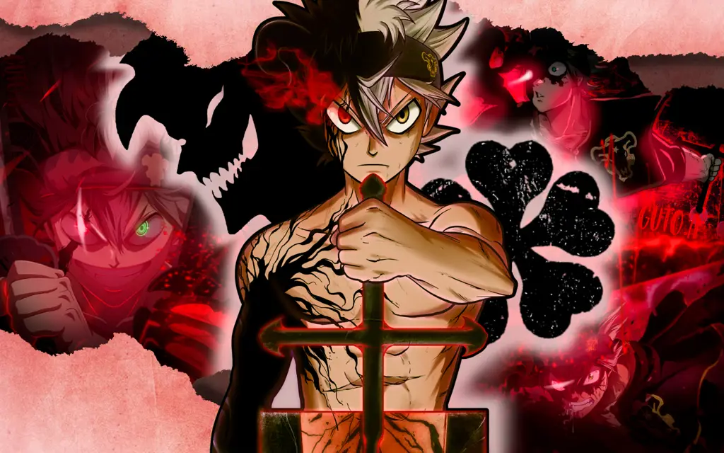 Asta bertarung dalam Black Clover episode 166