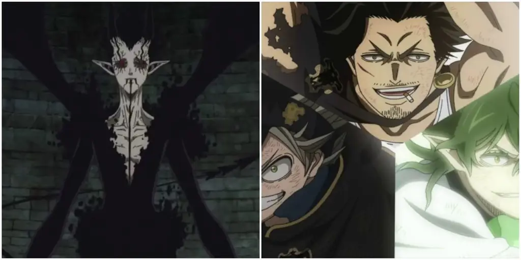 Adegan pertarungan karakter Black Clover