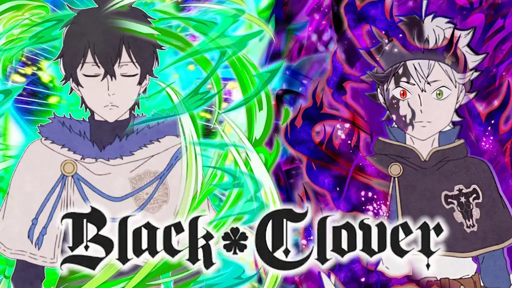 Asta dan Yuno dalam film Black Clover