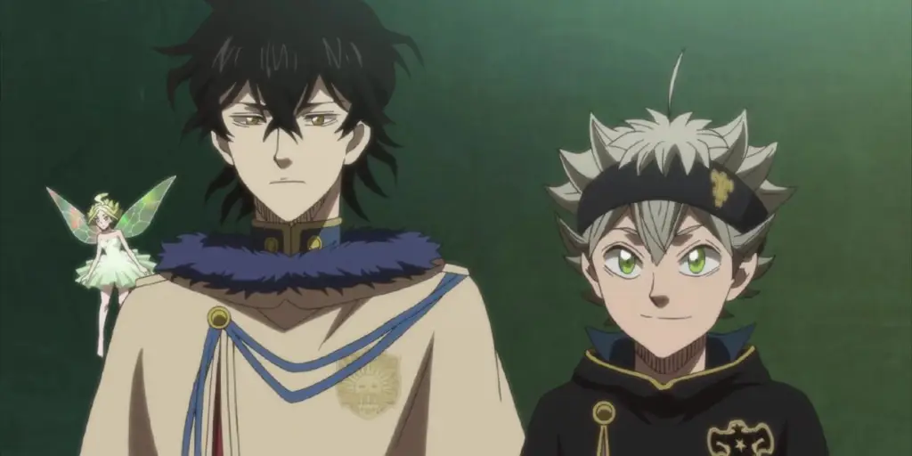 Asta dan Yuno dalam film Black Clover