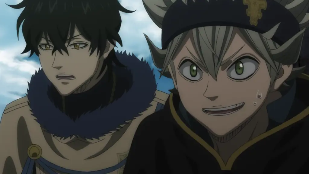 Asta dan Yuno bertarung dengan penuh semangat dalam Black Clover episode 121