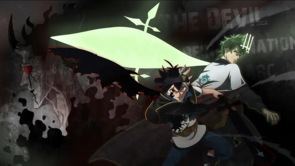 Gambar Asta dan Yuno di Black Clover