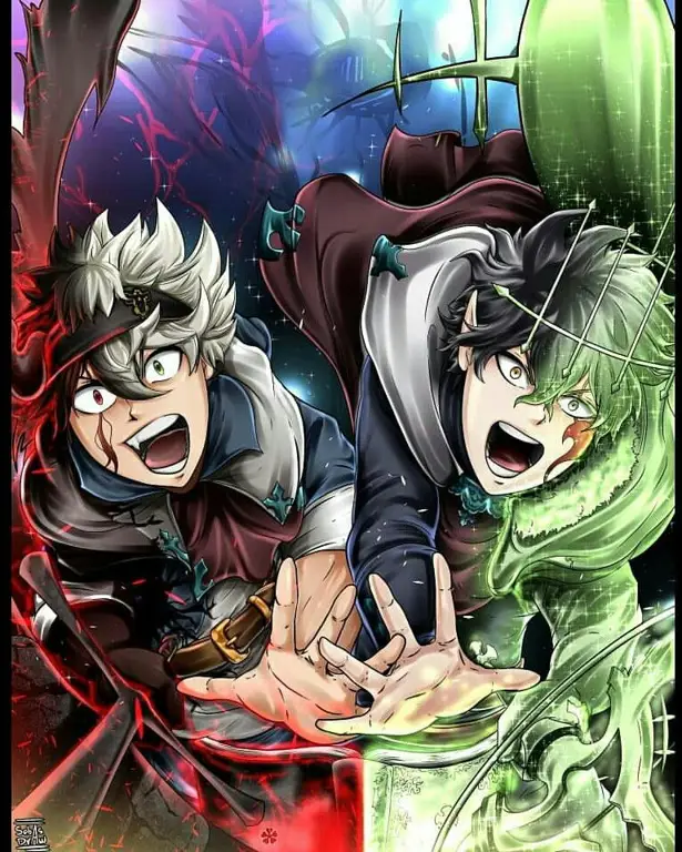 Asta dan Yuno dari Black Clover