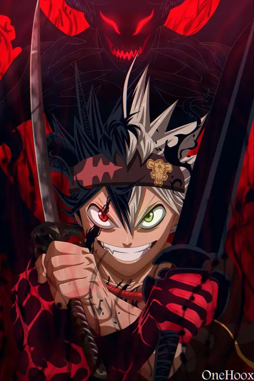 Asta, karakter utama Black Clover Asta dari Black Clover