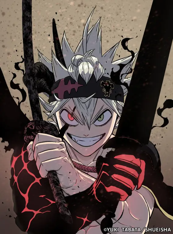 Asta, karakter utama Black Clover Gambar Asta dari Black Clover
