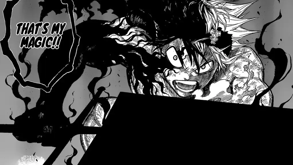 Adegan pertarungan Asta di Black Clover episode 157